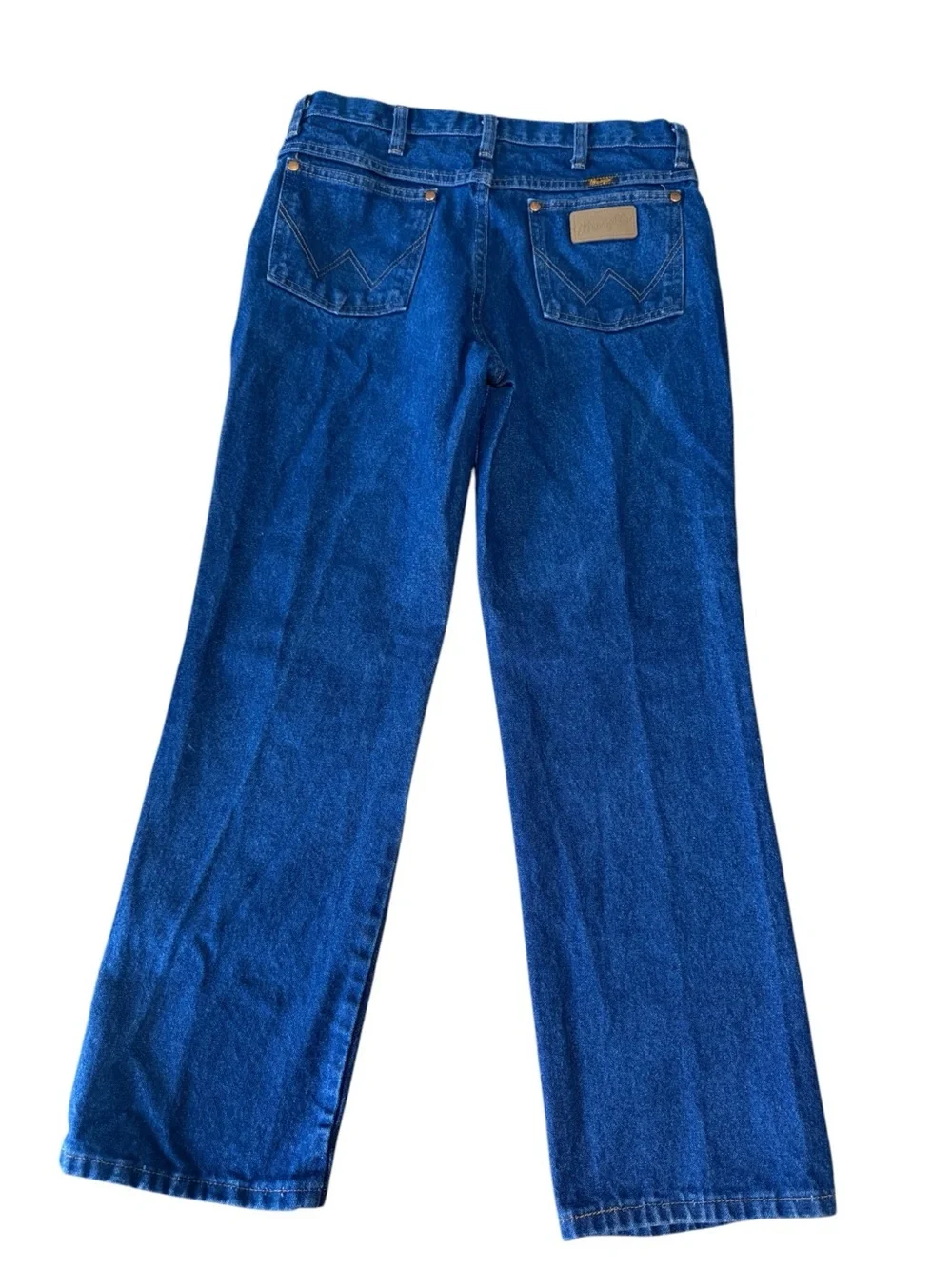 Wrangler Jeans Mens 32x29 Blue 936PWD Slim Straight Cowboy Cut Denim 2 Pairs